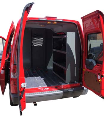Ford Transit Connect Shelving